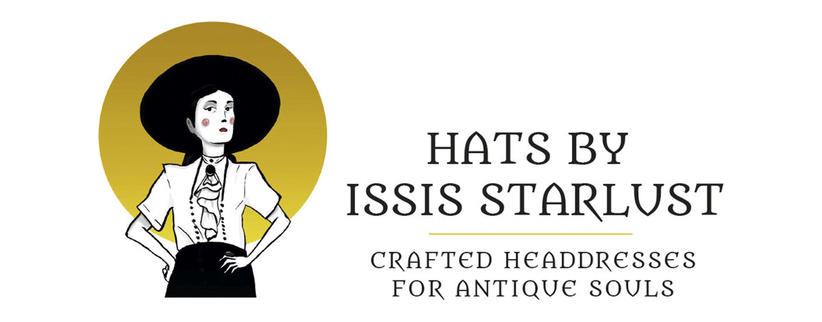 Hats by Issis Starlust - Crafted headdresses for antique souls Lolita fashion Gothic shop vintage hat indie brand